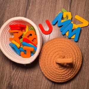 Kids Magnetic Alphabet Letters Set - Multicolor